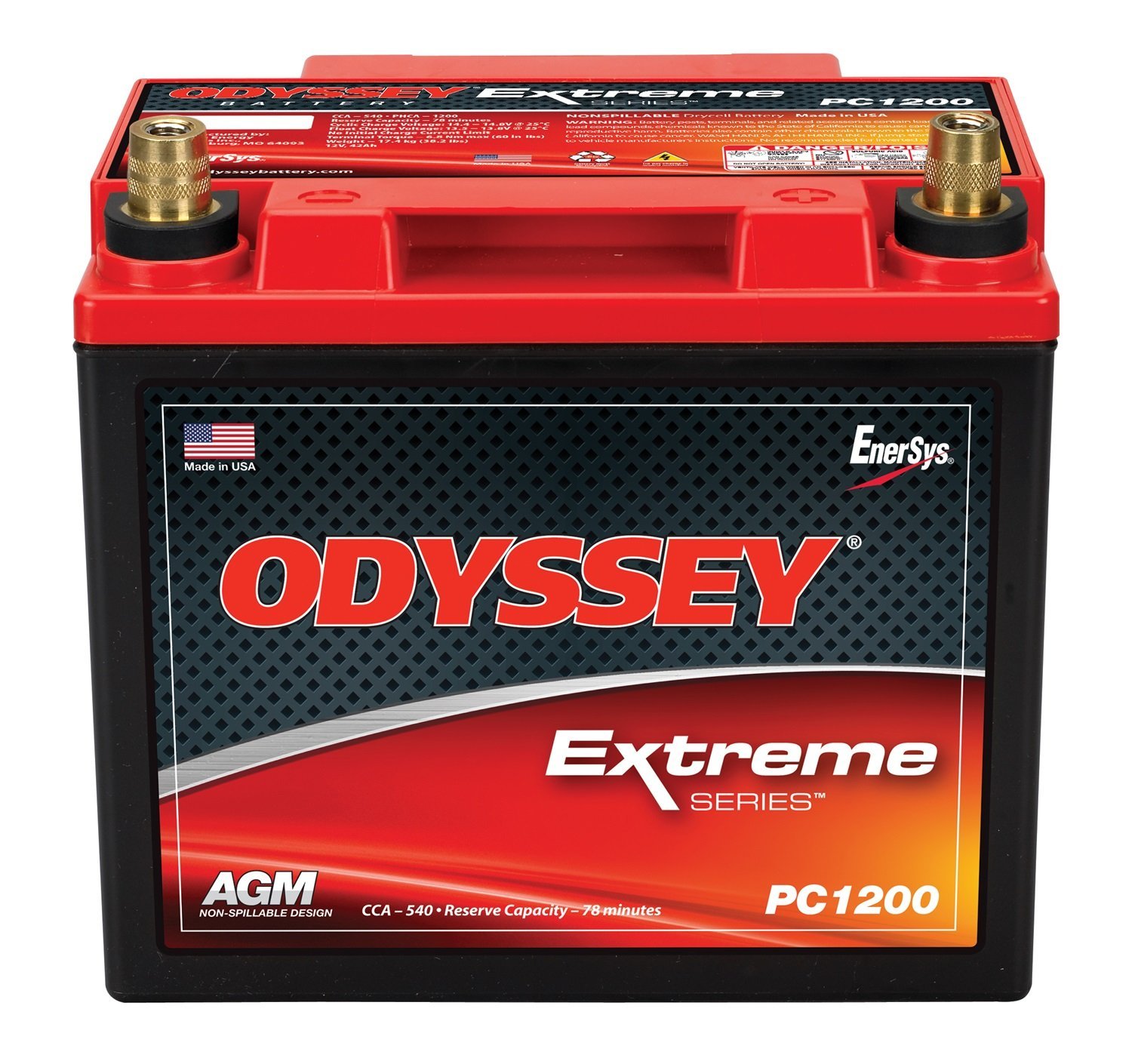 Odyssey Battery Pc1200t 12v Agm Nationwide Battery